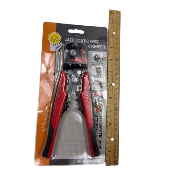 Automatic Wire Stripper & Crimper High Precision Tool W/ Adjustable Swivel Knob - Picture 4 of 4